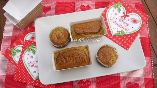 Mini-cakes aux pesto & aux olives vertes