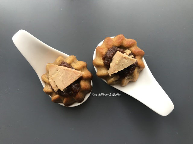 Bouchées épicées figues & Foie Gras