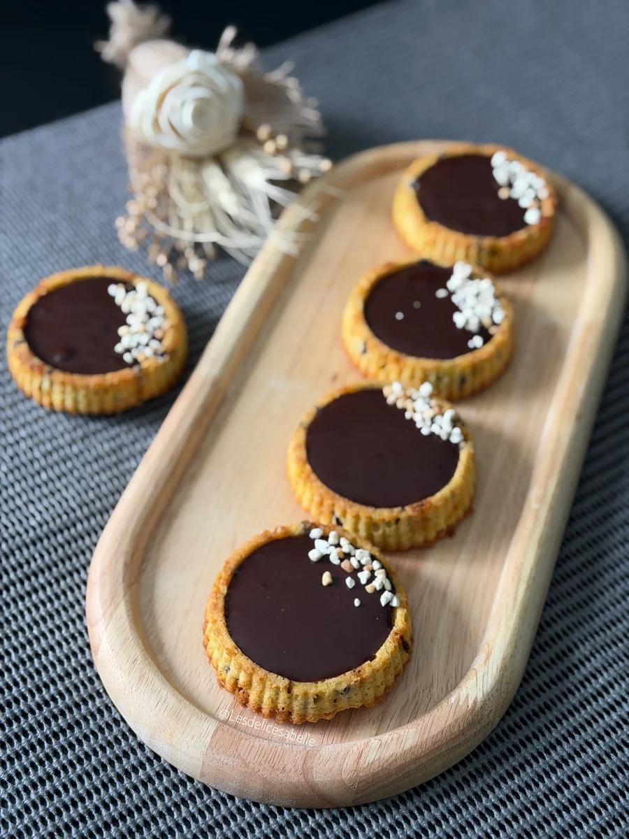 Tartelettes cookies et chocolat