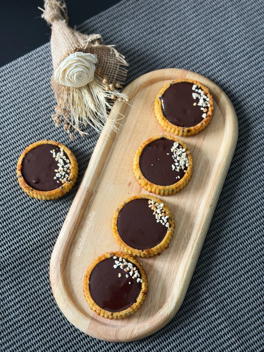 Tartelettes cookies et chocolat