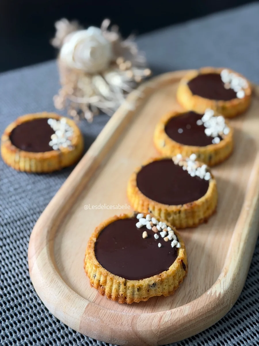 Tartelettes cookies et chocolat