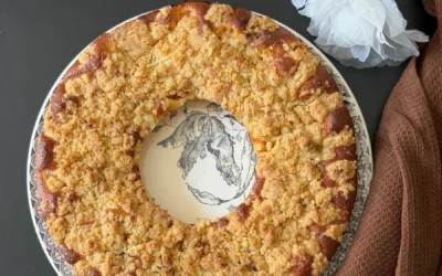 Crumb cake aux abricots