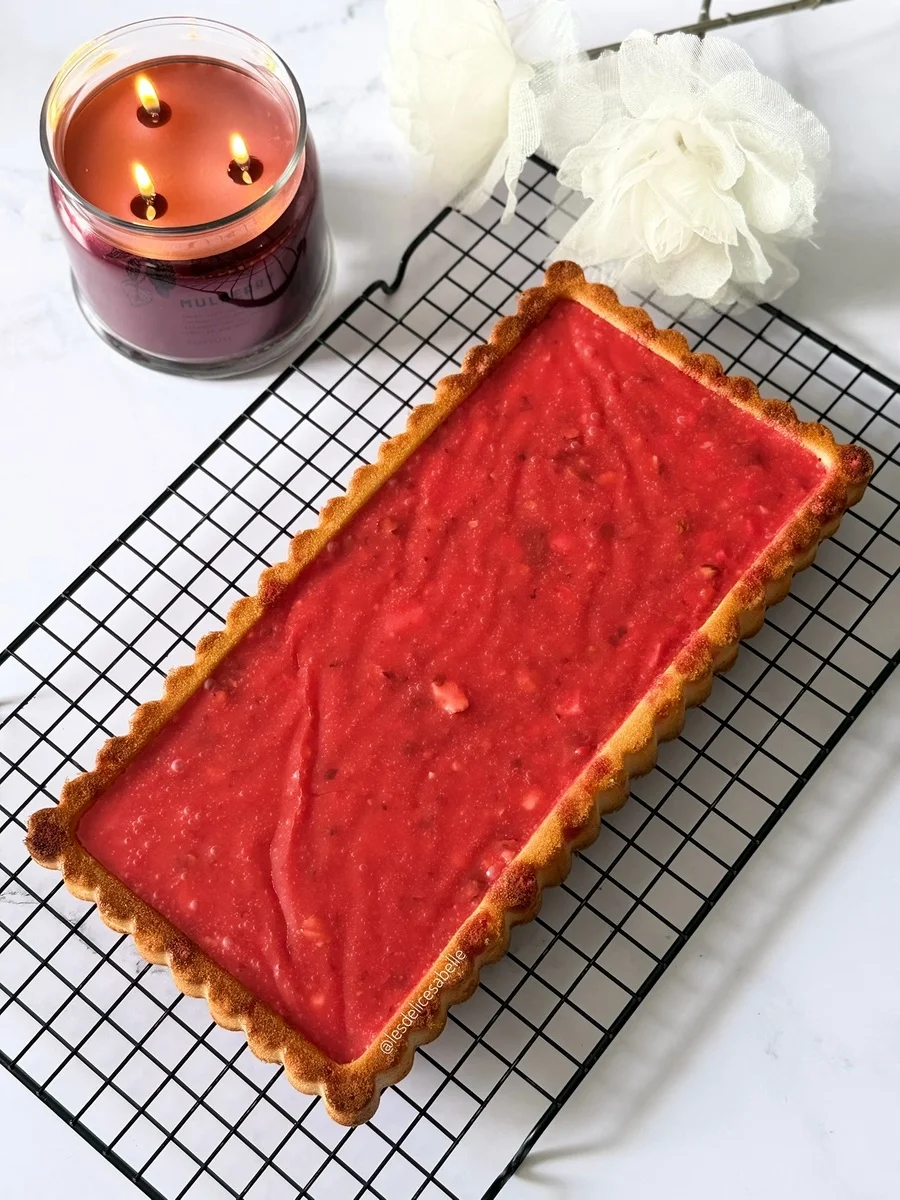 Gâteau aux pralines roses