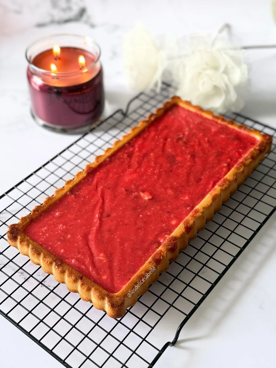 Gâteau aux pralines roses