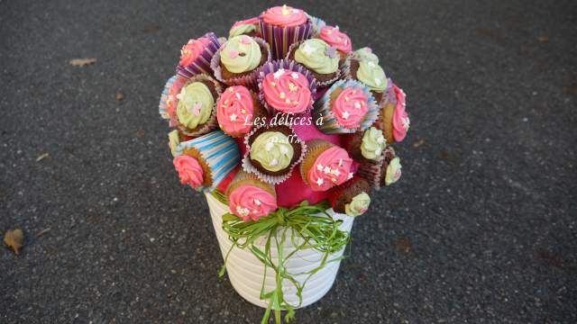 Mon bouquet de cupcakes