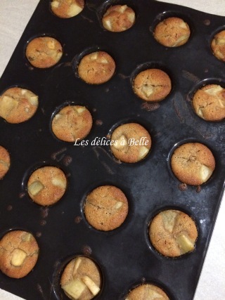 Mini-muffins poires & châtaigne