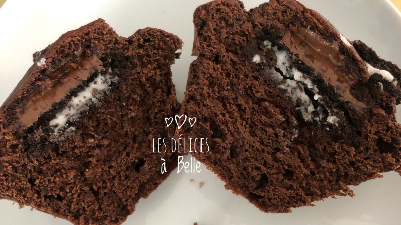 Muffins Oréo et chocolat